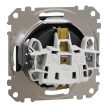 Schneider Electric SDD114025 földelt csatlakozóaljzat (dugalj), 2P+F, antracit burkolattal, csavaros bekötés, keret nélkül, süllyesztett, 16A 250V IP20 (Sedna Design / Elements)