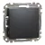 Schneider Electric SDD114101 egypólusú kapcsoló (101), antracit burkolattal, rugós bekötés, kerét nélkül, süllyesztett, 10A 250V IP20 (Sedna Design / Elements)