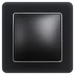 Schneider Electric SDD114101 egypólusú kapcsoló (101), antracit burkolattal, rugós bekötés, kerét nélkül, süllyesztett, 10A 250V IP20 (Sedna Design / Elements)