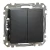 Schneider Electric SDD114105 csillárkapcsoló (105), antracit burkolattal, rugós bekötés, kerét nélkül, süllyesztett, 10A 250V IP20 (Sedna Design / Elements)
