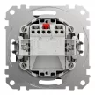 Schneider Electric SDD114105 csillárkapcsoló (105), antracit burkolattal, rugós bekötés, kerét nélkül, süllyesztett, 10A 250V IP20 (Sedna Design / Elements)