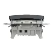 Schneider Electric SDD114106L váltókapcsoló (106), antracit burkolattal, kék jelzőfénnyel, rugós bekötés, kerét nélkül, süllyesztett, 10A 250V IP20 (Sedna Design / Elements)