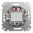 Schneider Electric SDD114106 váltókapcsoló (106), antracit burkolattal, rugós bekötés, kerét nélkül, süllyesztett, 10A 250V IP20 (Sedna Design / Elements)