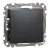 Schneider Electric SDD114107 keresztkapcsoló (107), antracit burkolattal, rugós bekötés, kerét nélkül, süllyesztett, 10A 250V IP20 (Sedna Design / Elements)