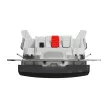 Schneider Electric SDD114111L egypólusú nyomó (N101), antracit burkolattal, kék jelzőfénnyel, rugós bekötés, kerét nélkül, süllyesztett, 10A 250V IP20 (Sedna Design / Elements)