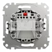 Schneider Electric SDD114111 egypólusú nyomó (N101), antracit burkolattal, rugós bekötés, kerét nélkül, süllyesztett, 10A 250V IP20 (Sedna Design / Elements)