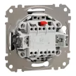 Schneider Electric SDD114116 váltóérintkezős nyomó (N106), antracit burkolattal, rugós bekötés, kerét nélkül, süllyesztett, 10A 250V IP20 (Sedna Design / Elements)