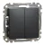 Schneider Electric SDD114118 kettős nyomó, antracit burkolattal, rugós bekötés, kerét nélkül, süllyesztett, 10A 250V IP20 (Sedna Design / Elements)