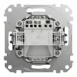 Schneider Electric SDD114121 kártyás kapcsoló, antracit burkolattal, rugós bekötés, kerét nélkül, süllyesztett, 10A 250V IP20 (Sedna Design / Elements)