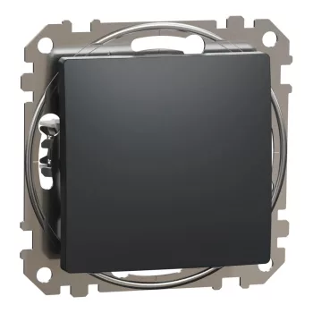  Schneider Electric SDD114166 váltókapcsoló (106), antracit burkolattal, rugós bekötés, kerét nélkül, süllyesztett, 16A 250V IP20 (Sedna Design / Elements)