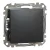 Schneider Electric SDD114166 váltókapcsoló (106), antracit burkolattal, rugós bekötés, kerét nélkül, süllyesztett, 16A 250V IP20 (Sedna Design / Elements)