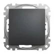 Schneider Electric SDD114166 váltókapcsoló (106), antracit burkolattal, rugós bekötés, kerét nélkül, süllyesztett, 16A 250V IP20 (Sedna Design / Elements)