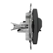 Schneider Sedna SDD114411 kettős hangfalcsatlakozó aljzat antracit rugós bekötés