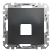 Schneider Electric SDD114421 Egyes adapter Keystone (RJ45, RJ11, HDMI, VGA) csatlakozóhoz, antracit burkolattal, keret nélkül (Sedna Design / Elements)