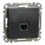 Schneider Electric SDD114451 Informatikai csatlakozóaljzat 1xRJ45, Cat5e UTP, antracit burkolattal, keret nélkül, csavaros bekötés (Sedna Design / Elements)