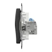 Schneider Sedna SDD114461S 1x RJ45 Cat6 STP adatcsatlakozó aljzat antracit