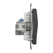 Schneider Sedna SDD114461S 1x RJ45 Cat6 STP adatcsatlakozó aljzat antracit