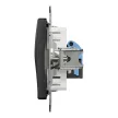Schneider Electric SDD114461 Informatikai csatlakozóaljzat 1xRJ45, Cat6 UTP, antracit burkolattal, keret nélkül, csavaros bekötés (Sedna Design / Elements)