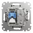 Schneider Sedna SDD114469T TV RJ45 Cat6 UTP kombinált aljzat antracit