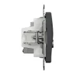 Schneider Sedna SDD114469T TV RJ45 Cat6 UTP kombinált aljzat antracit