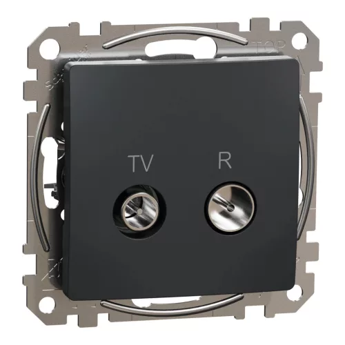 Schneider Sedna SDD114474R TV/R aljzat átmenő 7 dB antracit