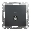 Schneider Sedna SDD114474 TV aljzat átmenő 7 dB antracit