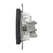 Schneider Electric SDD114474 átmenő TV csatlakozóaljzat 7 dB, antracit burkolattal, keret nélkül, csavaros bekötés (Sedna Design / Elements)
