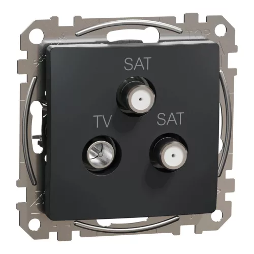 Schneider Sedna SDD114481S TV/SAT/SAT aljzat végzáró 4 dB antracit