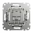 Schneider Electric SDD114481 végzáró TV-Rádió-SAT csatlakozóaljzat 4 dB(TV) 10 dB(Rádió) 1 dB (SAT),antracit burkolattal, keret nélkül, csavaros bekötés (Sedna Design / Elements)