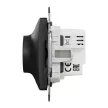 Schneider Electric SDD114502 Forgatógombos LED fényerő-szabályozó, univerzális 5-200 W, 230 V AC, antracit burkolattal, keret nélkül, csavaros bekötés (Sedna Design / Elements)