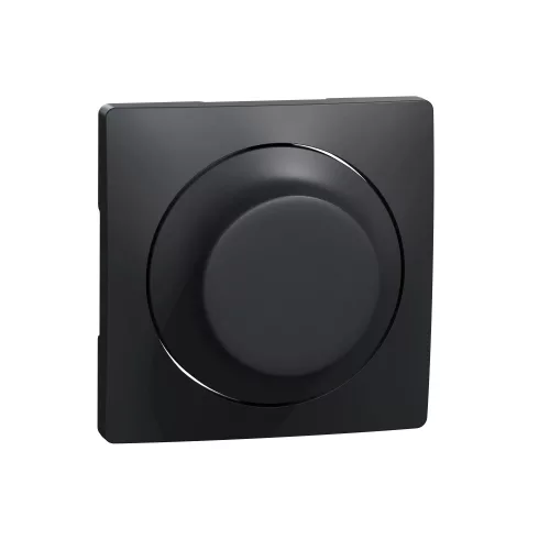 Schneider Sedna SDD114503 fedlap forgatógombbal fényerőszabályzóhoz antracit