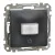 Schneider Electric SDD114504 Nyomógombos mozgásérzékelő, antracit burkolattal, keret nélkül, 10 A 230 V AC, 160°, csavaros bekötés (Sedna Design / Elements)