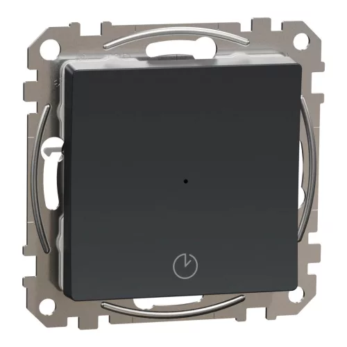 Schneider Electric SDD114508 időkapcsoló, antracit burkolattal, csavaros bekötés, kerét nélkül, süllyesztett, 10A 250V IP20 (Sedna Design / Elements)