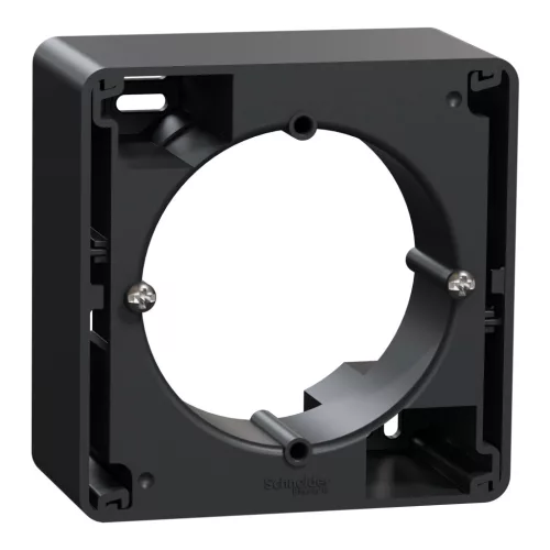 Schneider Electric SDD114901 1-es antracit sorolható (vízszintes és függőleges elhelyezéssel) kiemelő keret, IP20 szerelvényekhez (Sedna Design)