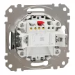 Schneider Electric SDD170101U egypólusú kapcsoló (101), szálcsiszolt alumínium burkolattal, rugós bekötés, kerét nélkül, süllyesztett, 10A 250V IP20 (Sedna Design / Elements)