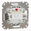 Schneider Electric SDD170105U csillárkapcsoló (105), szálcsiszolt alumínium burkolattal, rugós bekötés, kerét nélkül, süllyesztett, 10A 250V IP20 (Sedna Design / Elements)