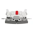 Schneider Electric SDD170105U csillárkapcsoló (105), szálcsiszolt alumínium burkolattal, rugós bekötés, kerét nélkül, süllyesztett, 10A 250V IP20 (Sedna Design / Elements)