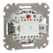 Schneider Electric SDD170106U váltókapcsoló (106), szálcsiszolt alumínium burkolattal, rugós bekötés, kerét nélkül, süllyesztett, 10A 250V IP20 (Sedna Design / Elements)