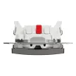 Schneider Electric SDD170107U keresztkapcsoló (107), szálcsiszolt alumínium burkolattal, rugós bekötés, kerét nélkül, süllyesztett, 10A 250V IP20 (Sedna Design / Elements)