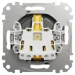 Schneider Electric Sedna SDD172026U földelt csatlakozóaljzat (dugalj), 2P+F, szálcsiszolt titánium burkolattal, rugós bekötés, keret nélkül, süllyesztett, 16A 250V IP20 (Sedna Design / Elements)