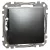 Schneider Electric SDD172101U egypólusú kapcsoló (101), szálcsiszolt titánium burkolattal, rugós bekötés, kerét nélkül, süllyesztett, 10A 250V IP20 (Sedna Design / Elements)