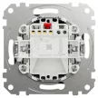 Schneider Electric SDD172101U egypólusú kapcsoló (101), szálcsiszolt titánium burkolattal, rugós bekötés, kerét nélkül, süllyesztett, 10A 250V IP20 (Sedna Design / Elements)