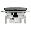 Schneider Sedna SDD172405U dupla USB töltő A+C, 21 W szálcsiszolt titánium keret nélkül