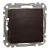 Schneider Electric SDD181101U egypólusú kapcsoló (101), wenge burkolattal, rugós bekötés, kerét nélkül, süllyesztett, 10A 250V IP20 (Sedna Design / Elements)