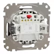 Schneider Electric SDD181101U egypólusú kapcsoló (101), wenge burkolattal, rugós bekötés, kerét nélkül, süllyesztett, 10A 250V IP20 (Sedna Design / Elements)