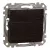 Schneider Electric SDD181105U csillárkapcsoló (105), wenge burkolattal, rugós bekötés, kerét nélkül, süllyesztett, 10A 250V IP20 (Sedna Design / Elements)