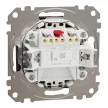 Schneider Electric SDD181105U csillárkapcsoló (105), wenge burkolattal, rugós bekötés, kerét nélkül, süllyesztett, 10A 250V IP20 (Sedna Design / Elements)