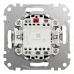 Schneider Electric SDD181106U váltókapcsoló (106), wenge burkolattal, rugós bekötés, kerét nélkül, süllyesztett, 10A 250V IP20 (Sedna Design / Elements)