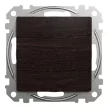 Schneider Electric SDD181107U keresztkapcsoló (107), wenge burkolattal, rugós bekötés, kerét nélkül, süllyesztett, 10A 250V IP20 (Sedna Design / Elements)