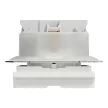 Schneider Electric SDD211023 vízmentes földelt csatlakozóaljzat (dugalj), biztonsági zsaluval (gyermekvédelemmel), csapófedéllel, 2P+F, fehér burkolattal, csavaros bekötés, keret nélkül, süllyesztett, 16A 250V IP44 (Sedna Design / Elements)